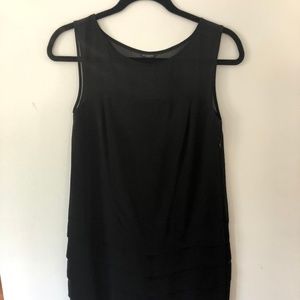 Classy Black Sheath Ann Taylor Dress